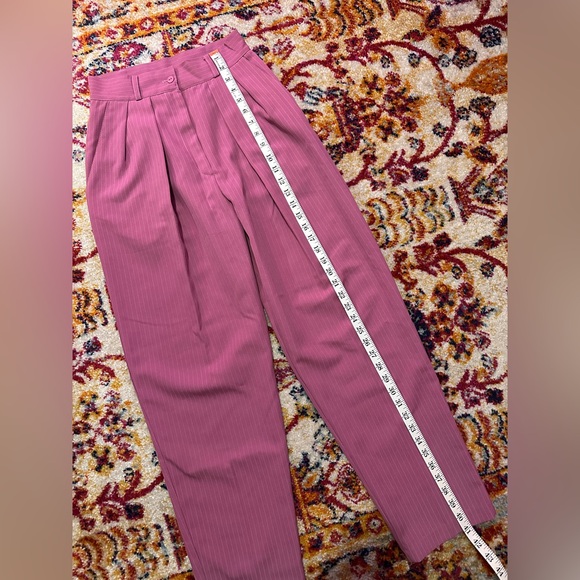Tailored trousers pink with stripes - Picture 4 of 6